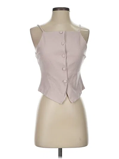 Pre-owned Zara Sleeveless Blouse In Pink