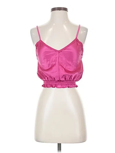 Pre-owned Zara Sleeveless Blouse In Pink