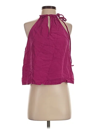 Pre-owned Zara Sleeveless Blouse In Pink