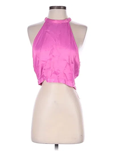 Pre-owned Zara Sleeveless Blouse In Pink