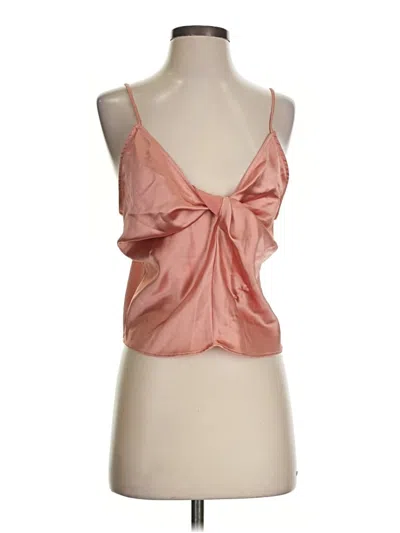 Pre-owned Zara Sleeveless Blouse In Pink