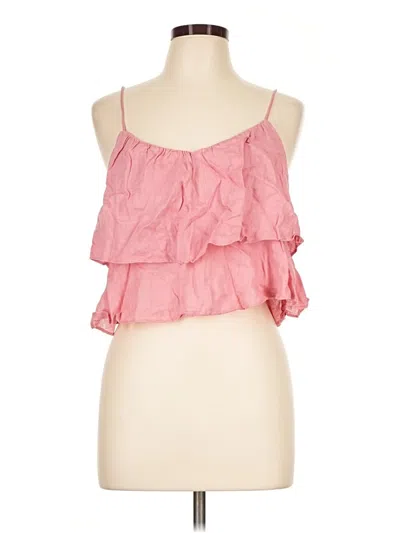 Pre-owned Zara Sleeveless Blouse In Pink