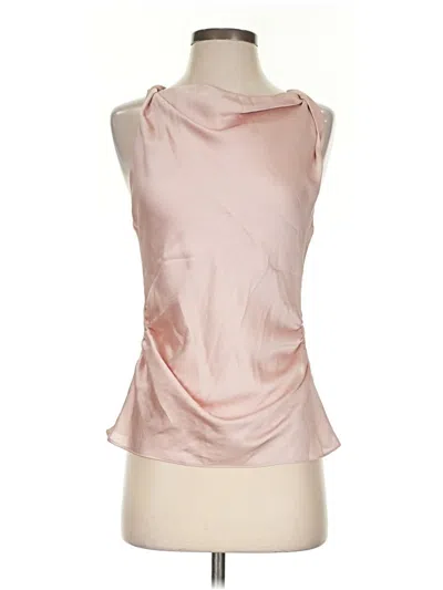 Pre-owned Zara Sleeveless Blouse In Pink