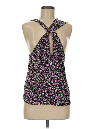 Pre-owned Zara Sleeveless Blouse In Purple
