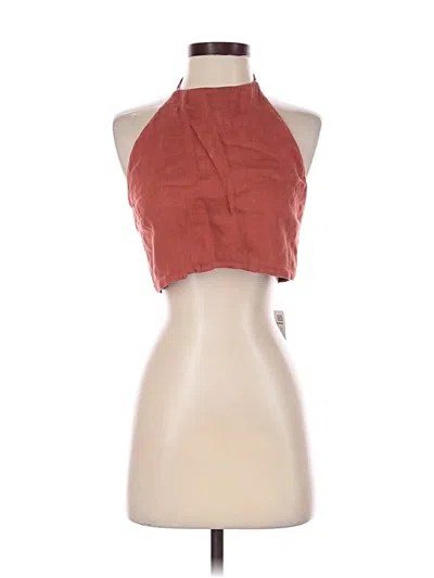 Zara Sleeveless Blouse In Red
