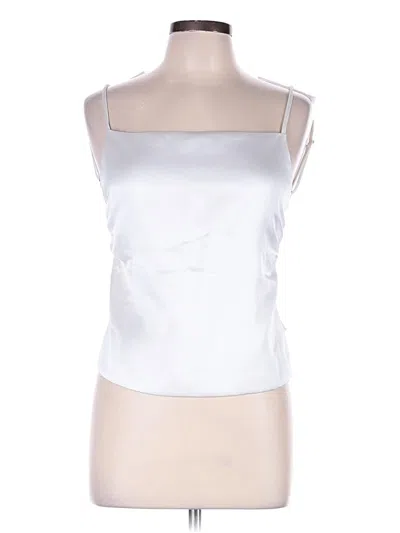 Pre-owned Zara Sleeveless Blouse In Silver