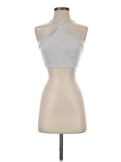 Pre-owned Zara Sleeveless Blouse In Silver
