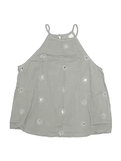 Pre-owned Zara Kids' Sleeveless Blouse In Silver