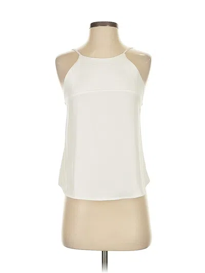 Pre-owned Zara Sleeveless Blouse In White