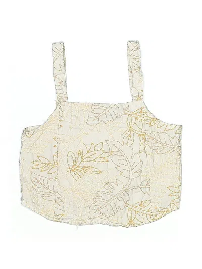 Pre-owned Zara Kids' Sleeveless Blouse In White