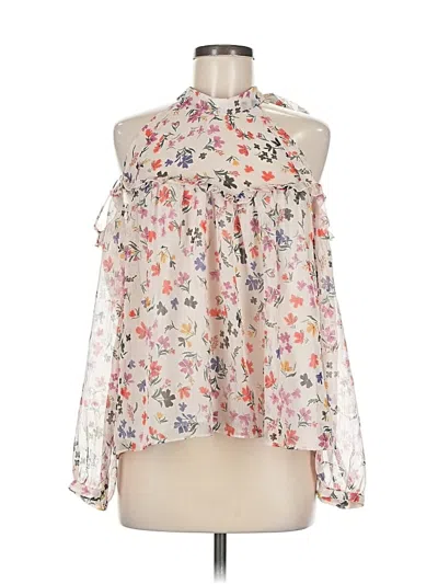 Pre-owned Zara Sleeveless Blouse In White