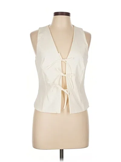 Zara Sleeveless Blouse In White