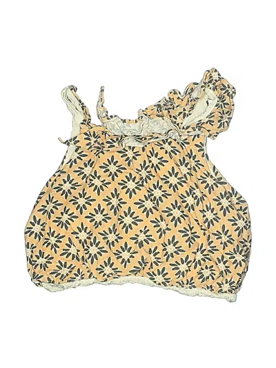 Pre-owned Zara Kids' Sleeveless Blouse In Yellow