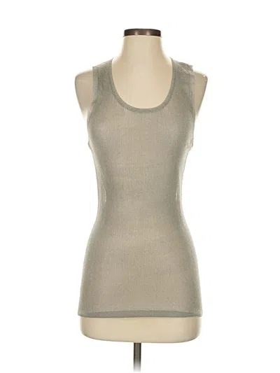 Pre-owned Zara Sleeveless T-shirt In Brown