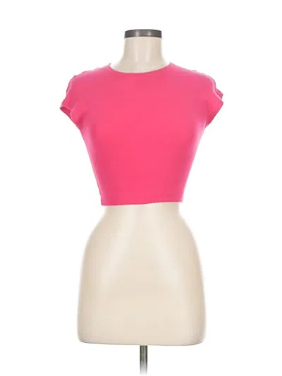Pre-owned Zara Sleeveless T-shirt In Pink