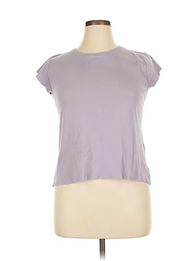 Pre-owned Zara Sleeveless T-shirt In Purple