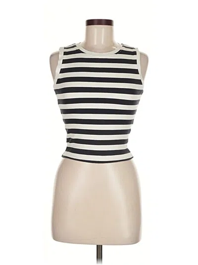 Pre-owned Zara Sleeveless T-shirt In White