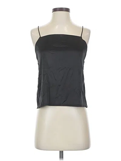 Pre-owned Zara Sleeveless Top Black Halter Neckline Tops