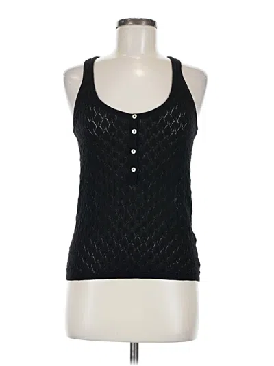 Pre-owned Zara Sleeveless Top Black Halter Neckline Tops