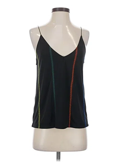 Pre-owned Zara Sleeveless Top Black Halter Neckline Tops