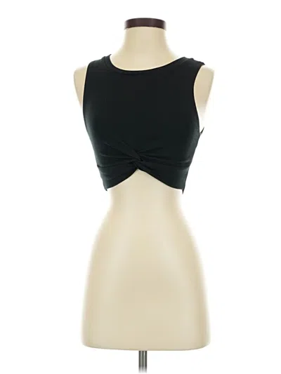 Pre-owned Zara Sleeveless Top Black Strapless Neckline Tops