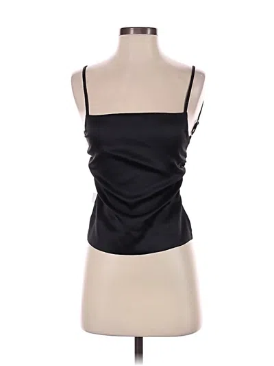 Pre-owned Zara Sleeveless Top Black Strapless Neckline Tops