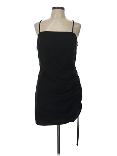 Zara Sleeveless Top Black Strapless Neckline Tops