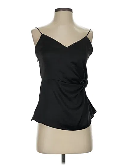 Pre-owned Zara Sleeveless Top Black Sweetheart Neckline Tops