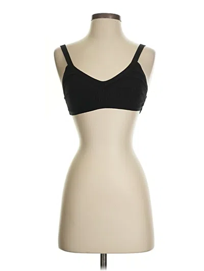 Pre-owned Zara Sleeveless Top Black Sweetheart Neckline Tops