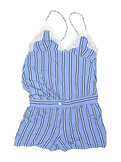 Pre-owned Zara Sleeveless Top Blue Halter Neckline Tops