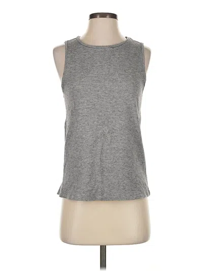Pre-owned Zara Sleeveless Top Gray Halter Neckline Tops