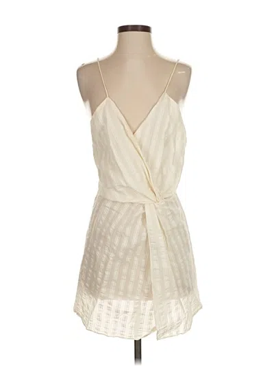 Pre-owned Zara Sleeveless Top Ivory Halter Neckline Tops