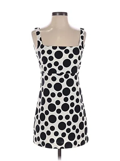 Pre-owned Zara Sleeveless Top Ivory Square Neckline Tops In White