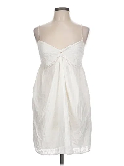 Pre-owned Zara Sleeveless Top Ivory Strapless Neckline Tops