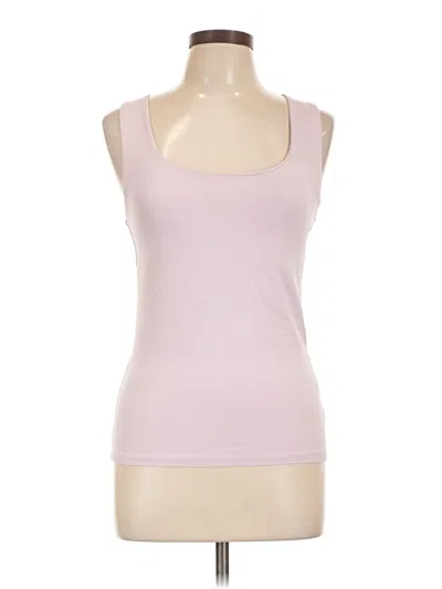 Pre-owned Zara Sleeveless Top Pink Scoop Neck Tops