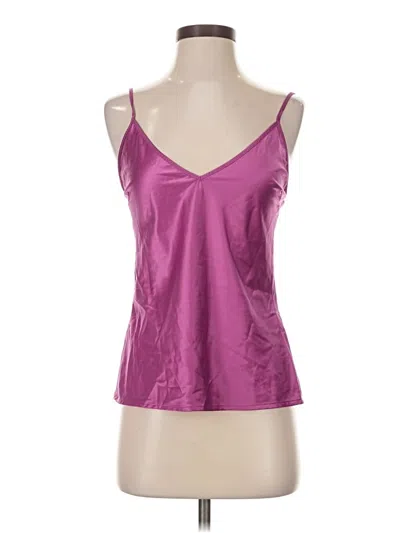 Pre-owned Zara Sleeveless Top Purple Sweetheart Neckline Tops