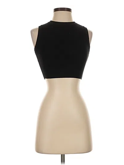 Pre-owned Zara Sleeveless Top Tan Halter Neckline Tops