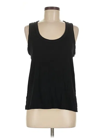 Pre-owned Zara Sleeveless T-shirt In Black