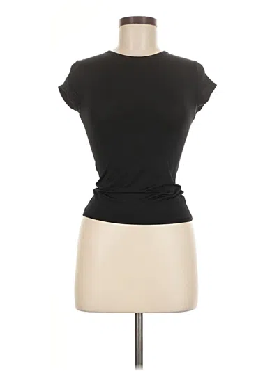 Pre-owned Zara Sleeveless T-shirt In Black
