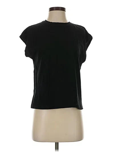 Pre-owned Zara Sleeveless T-shirt In Black