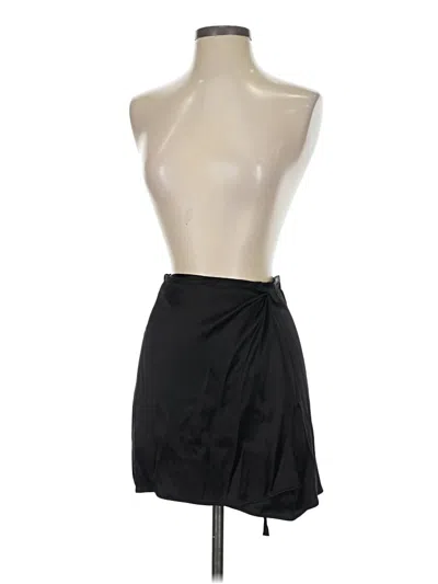 Pre-owned Zara Sleeveless T-shirt In Black