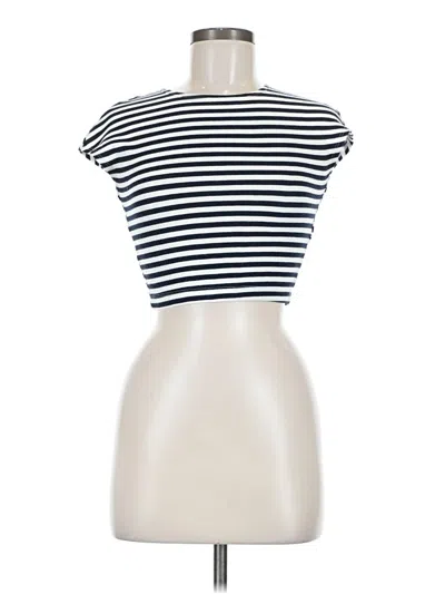 Pre-owned Zara Sleeveless T-shirt In Blue
