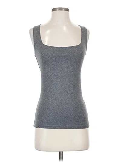 Pre-owned Zara Sleeveless T-shirt In Gray