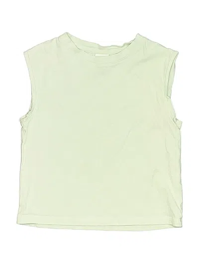 Pre-owned Zara Kids' Sleeveless T-shirt In Green