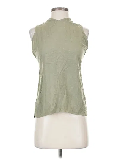 Pre-owned Zara Sleeveless T-shirt In Green