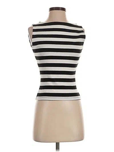 Pre-owned Zara Sleeveless T-shirt In Ivory