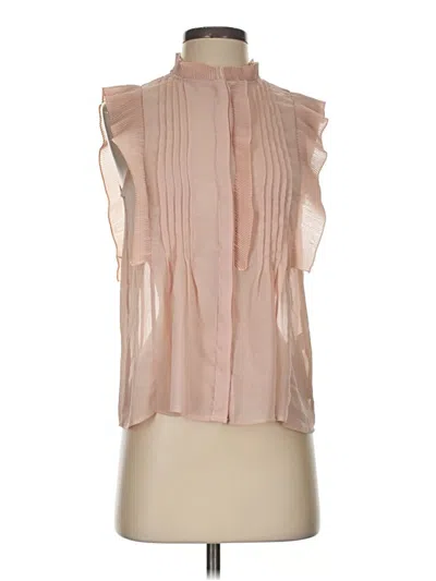 Pre-owned Zara Sleeveless T-shirt In Pink
