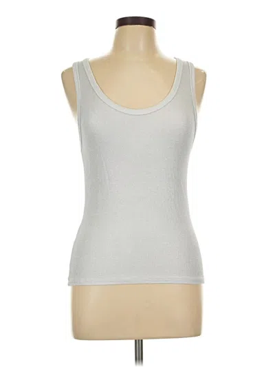Pre-owned Zara Sleeveless T-shirt In Silver