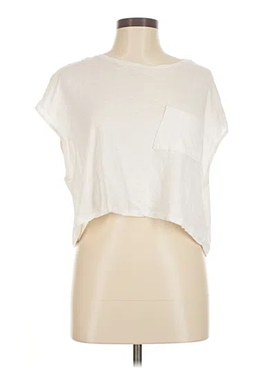 Pre-owned Zara Sleeveless T-shirt In White