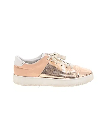 Pre-owned Zara Sneakers In Gold